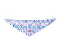 TOTTO - Bandana Perro, Talla L, Doble Cara con Estampado Diferente, Accesorios para Perros, Fabricado 100% Poliéster, Resistente y Duradero, Fácil de Limpiar, Estampado Selvática Morado y Multicolor