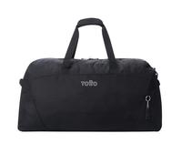 TOTTO - Bolsa de Deporte, Modelo Active Pro L, Medidas 75 x 35 x 26 cm, Capacidad 55 L, Asa de Mano, Correa Ajustable Hombro, Argollas para Candado en Cremallera Principal, Color Negro