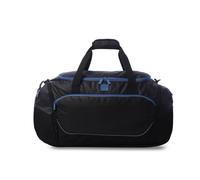 TOTTO - Bolsa de Viaje Cabina, Modelo Gotcha 2.0, Medidas 37.5 x 28 x 28 cm, Capacidad 29 L, Amplia Apertura, Bolsillos Laterales, Asa de Mano, Correa Ajustable, Color Negro/Blue Horizon