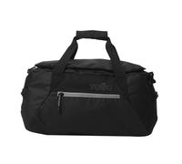 TOTTO - Bolsa Mochila 2 en 1, Modelo Rever 35, Bolsa Viaje Plegable Expandible, Capacidad 35L, Bolsa Deporte Apertura en U, Bolsillo Delantero con Cremallera, Repelente a Líquidos, Color Negro