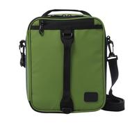 TOTTO - Bolsa Térmica Porta Alimentos 6 L, Modelo Olikos, 21 x 26 x 11 cm, Bolsa Comida Trabajo, Portameriendas Expandible, Asa de Mano, Correa Ajustable y Removible, Fácil de Limpiar, Color Verde