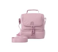 TOTTO - Bolsa Térmica Porta Alimentos 6 L, Modelo Quipi, 21.5 x 20 x 14 cm, Bolsa Comida Trabajo con Tupper, Bolsillo Auxiliar, Asa y Correa Ajustable, Pasador Mochila Ruedas, Color Keepsake Lilac