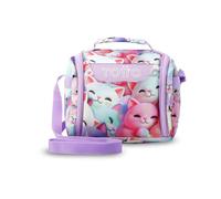 TOTTO - Bolsa Térmica Porta Alimentos 8L, Modelo Resaltador, 25 x 20 x 17 cm, Portameriendas Infantil, Apertura 180º, Asa de Mano, Correa Ajustable, Pasador para Mochila con Ruedas, Color Mewsy 3D