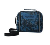 TOTTO - Bolsa Térmica Porta Alimentos 8L, Modelo Resaltador, 25 x 20 x 17 cm, Portameriendas Infantil, Apertura 180º, Asa de Mano, Correa Ajustable, Pasador para Mochila con Ruedas, Color Urban Graph