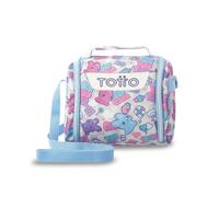 TOTTO - Bolsa Térmica Porta Alimentos 8L, Modelo Resaltador, 25 x 20 x 17 cm, Portameriendas Infantil, Apertura 180º, Asa de Mano, Correa Ajustable, Pasador para Mochila con Ruedas, Color Gommis