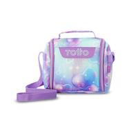 TOTTO - Bolsa Térmica Porta Alimentos 8L, Modelo Resaltador, 25 x 20 x 17 cm, Portameriendas Infantil, Apertura 180º, Asa de Mano, Correa Ajustable, Pasador para Mochila con Ruedas, Color Korina