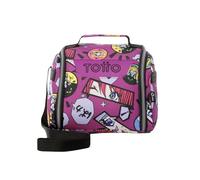 TOTTO - Bolsa Térmica Porta Alimentos 8L, Modelo Resaltador, 25 x 20 x 17 cm, Portameriendas Infantil, Apertura 180º, Asa de Mano, Correa Ajustable, Pasador para Mochila con Ruedas, Color Kitsune