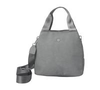 TOTTO - Bolsa Térmica Porta Alimentos 9 L, Modelo Bow, Bolsa Comida Trabajo, Bolsillo Delantero, Asa de Mano, Correa Ajustable y Removible, Fácil de Limpiar, Color Monument Gris