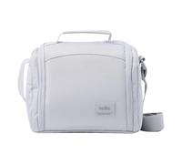 TOTTO - Bolsa Térmica Porta Alimentos 9 L, Modelo Grafito, 25.5 x 20.5 x 18.5 cm, Bolsa Comida Trabajo, Apertura 180º, Asa de Mano, Correa Ajustable y Removible, Pasador para Ruedas, Color Micro Chip