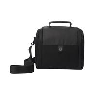 TOTTO - Bolsa Térmica Porta Alimentos 9 L, Modelo Tacoa, 19 x 21 x 23.5 cm, Bolsa Comida Trabajo, Apertura 180º, Asa de Mano, Correa Ajustable, Pasador para Mochila Ruedas, Color Negro