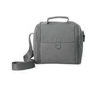 TOTTO - Bolsa Térmica Porta Alimentos 9 L, Modelo Tacoa, 19 x 21 x 23.5 cm, Bolsa Comida Trabajo con Tupper, Apertura 180º, Asa y Correa Ajustable, Pasador para Mochila Ruedas, Color Monument Gris