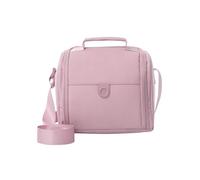 TOTTO - Bolsa Térmica Porta Alimentos 9 L, Modelo Tacoa, 19 x 21 x 23.5 cm, Bolsa Comida Trabajo con Tupper, Apertura 180º, Asa y Correa Ajustable, Pasador para Mochila Ruedas, Color Keepsake Lilac