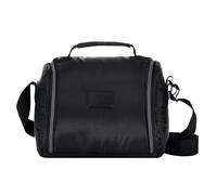 TOTTO - Bolsa Térmica Porta Alimentos 9 L, Modelo Tracer 2, Bolsa Comida Trabajo, Apertura 180º, Asa de Mano, Correa Ajustable, Pasador para Mochila con Ruedas, Fácil de Limpiar, Color Negro