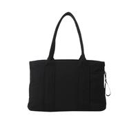 TOTTO - Bolso Ordenador Portátil Mujer, Modelo Sicilia, Capacidad 17L, Triple Compartimento, Bolsillo Pc 16", Bolsillo Frontal con Cremallera, Asas Largas Hombro, Portallaves, Color Negro