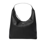 TOTTO - Bolso Shopper Mujer, Modelo Smooth L, Capacidad 16 L, Compartimento con Bolsillo para Ordenador Portátil 14", Bolsillo Interno, Asas Largas de Hombro, Portallaves, Color Negro