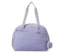 TOTTO - Bolso Shopper Mujer, Modelo Suzuka L, Capacidad 21L, Organizador Sencillo, Bolsillo Interno con Cremallera, Asas Largas de Hombro, Portallaves, Compartimento Botella, Color Morado y Verde