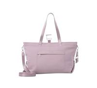 TOTTO - Bolso Tote Bag Mujer, Modelo Madrid, Compartimento Principal con Bolsillo para PC 16", Correa Ajustable y Removible, Gancho para Colgar, Correa para Maleta, Color Keepsake Lilac
