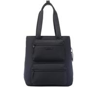 TOTTO - Bolso Tote Bag Mujer, Modelo Megumi L, Compartimento con Bolsillo para PC 15,4", Correa Ajustable y Removible, Bolsillo Interno con Cremallera, Portallaves, Correa para Maleta, Color Negro
