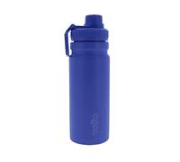 TOTTO - Botella de Agua Acero Inoxidable, 550 ml, Modelo Jet, Botella Deportiva con Asa de Agarre, Cierre Hermético, Botella Térmica, Mantiene tus Bebidas Frías o Calientes, Color Sapphire Depth