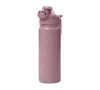TOTTO - Botella de Agua Acero Inoxidable, 550 ml, Modelo Jet, Botella Deportiva con Asa de Agarre, Cierre Hermético, Botella Térmica, Mantiene tus Bebidas Frías o Calientes, Color Keepsake Lilac
