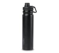 TOTTO - Botella de Agua Térmica, 750 ml, Modelo Jettes 750, Botella Deportiva, Botella Térmica con Rejilla Infusión, Mantiene tus Bebidas Frías o Caliente Mientras Practicas Deporte, Color Negro
