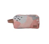 TOTTO - Estuche Escolar Dos Compartimentos, Modelo Chizal, Estuche Grande, Dimensiones 24 x 12 x 8.5 cm, Asa Lateral, Repelente a Líquidos, Compacto y Resistente, Estampado Softly Pray Rosa