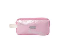 TOTTO - Estuche Escolar Dos Compartimentos, Modelo Majestic, Estuche Grande, Dimensiones 23 x 12 x 9 cm, Asa Lateral, Identificador en Parte Posterior, Compacto y Resistente, Color Roseate Spoonbill