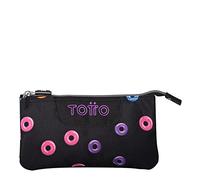 Totto - Estuche Escolar Tablero Llevar tu Material Escolar - Tres Compartimentos - Organizado Funcional y Compacto - Donuts