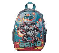 TOTTO - Mochila Infantil, Modelo Infinity, Mochila Pequeña, Capacidad 7 L, 2 Compartimentos, Bolsillos Botella, Espaldar con Identificador, Correas Acolchadas, Estampado Game Multicolor
