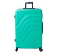 TOTTO - Maleta Rígida Grande, Modelo Bazy, 51.8 x 78.8 x 30 cm, Capacidad 120 L, Resistencia a Impactos, Ruedas 360º, Manija Telescópica, Correas de Compresión Internas, Candado TSA, Color Turquesa