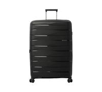 TOTTO - Maleta Rígida Grande, Modelo Glide L, 49.5 x 69.5 x 31.5 cm, Capacidad 124L, Resiste Impactos, Ruedas Dobles con Giro 360º, Manija Telescópica, Correas Internas, Candado TSA, Color Negro