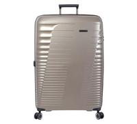 Totto - Maleta Rígida Grande, Modelo Traveler, 51.5 x 76.5 x 35.5 cm, Capacidad 139 L, Expandible, Ruedas 360º, Manija Telescópica, Correas de Compresión Internas, Candado TSA, Color Marrón
