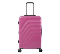 Totto - Maleta Rígida Mediana, Modelo Bazy+, 43.5 x 69 x 26 cm, Capacidad 64 L, Expandible, Alta Resistencia a Impactos, Ruedas 360º, Manija Telescópica, Correas Internas, Candado TSA, Color Rosa