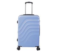 TOTTO - Maleta Rígida Mediana, Modelo Bazy+, 43.5 x 69 x 26 cm, Capacidad 64 L, Expandible, Alta Resistencia a Impactos, Ruedas 360º, Manija Telescópica, Correas Internas, Candado TSA, Color Azul