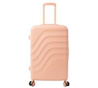 TOTTO - Maleta Rígida Mediana, Modelo Bazy+, 43.5 x 69 x 26 cm, Capacidad 64L, Expandible, Resistencia a Impactos, Ruedas 360º, Manija Telescópica, Correas Internas, Candado TSA, Color Bellini Naranja