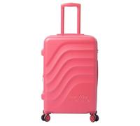 TOTTO - Maleta Rígida Mediana, Modelo Bazy+, 43.5 x 69 x 26 cm, Capacidad 64L, Expandible, Resistencia a Impactos, Ruedas 360º, Manija Telescópica, Correas Internas, Candado TSA, Color Claret Red