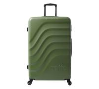 TOTTO - Maleta Rígida Mediana, Modelo Bazy, 46 x 68 x 26 cm, Capacidad 63 L, Alta Resistencia a Impactos, Ruedas 360º, Manija Telescópica, Correas Compresión Internas, Candado TSA, Color Cedar Green