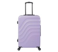 Totto - Maleta Rígida Mediana, Modelo Bazy, 46 x 68 x 26 cm, Capacidad 81 L, Alta Resistencia a Impactos, Ruedas 360º, Manija Telescópica, Correas de Compresión Internas, Candado TSA, Color Morado