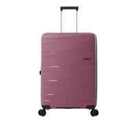 TOTTO - Maleta Rígida Mediana, Modelo Glide M, 44 x 60 x 26 cm, Capacidad 82L, Resiste Impactos, Ruedas Dobles con Giro 360º, Manija Telescópica, Correas Internas, Candado TSA, Color Malaga Rosa