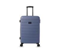 TOTTO - Maleta Rígida Mediana, Modelo Harbor M, 45.8 x 62.2 x 26 cm, Capacidad 74L, Resistente a Impactos, Ruedas 360º, Manija Telescópica, Correas Internas, Candado 3 Dígitos, Color Blue Horizon