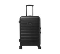 TOTTO - Maleta Rígida Mediana, Modelo Harbor M, 45.8 x 62.2 x 26 cm, Capacidad 74L, Resistente a Impactos, Ruedas 360º, Manija Telescópica, Correas Internas, Candado 3 Dígitos, Color Negro
