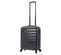 TOTTO - Maleta Trolley Cabina, Modelo Bazy, 55 x 40 x 20 cm, Capacidad 35 L, Alta Resistencia a Impactos, Ruedas 360º, Manija Telescópica, Correas de Compresión Internas, Candado TSA, Color Negro