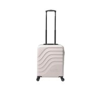 TOTTO - Maleta Trolley Cabina, Modelo Bazy, 55 x 40 x 20 cm, Capacidad 35 L, Resistencia a Impactos, Ruedas 360º, Manija Telescópica, Correas de Compresión Internas, Candado TSA, Color White Sand