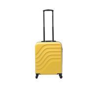 TOTTO - Maleta Trolley Cabina, Modelo Bazy, 55 x 40 x 20 cm, Capacidad 40 L, Resistencia a Impactos, Ruedas 360º, Manija Telescópica, Correas de Compresión Internas, Candado TSA, Color Super Lemon