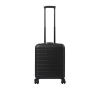 TOTTO - Maleta Trolley Cabina, Modelo Harbor S, 40 x 48 x 20 cm, Capacidad 38L, Alta Resistencia a Impactos, Ruedas 360º, Manija Telescópica, Correas Internas, Candado 3 Dígitos, Color Negro