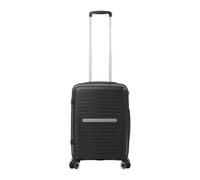TOTTO - Maleta Trolley Cabina, Modelo Wave, 38 x 56 x 22 cm, Capacidad 33 L, Resistencia a Impactos, Ruedas Dobles 360º, Manija Telescópica, Correas Compresión Internas, Candado TSA, Color Negro