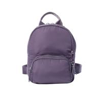 TOTTO - Mini Mochila Mujer, Modelo Yuen 2.0, Capacidad 3 L, Bolso Mochila 3 en 1, Correas Ajustable y Removible, Bolsillo Interno Plano, Portallaves, Tejido Liviano, Tacto Suave, Color Morado