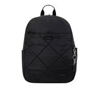TOTTO - Mochila casual - Arlet - Color negro - Mochila perfecta para la universidad o para trabajo - Compartimento para ordenador portátil - Poliéster