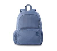 TOTTO - Mochila Casual, Modelo Kobe, Capacidad 19 Litros, Mochila Urbana con Compartimento Delantero, Bolsillo Lateral Botella, Bolsillo Lateral con Cremallera, Respaldo Acolchado, Color Blue Horizon