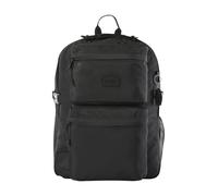 TOTTO - Mochila casual - Molyk - Color negro - Compartimento para ordenador portátil - Sistema telescópico - Funcional - Poliéster